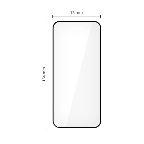 TECH-PROTECT GLASS FIT+ 2-PACK XIAOMI REDMI 15 4G/5G BLACK - Image 3