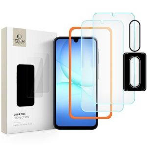 SZK?O HARTOWANE TECH-PROTECT SUPREME EASY SET 3-PACK GALAXY A17 4G / 5G CLEAR