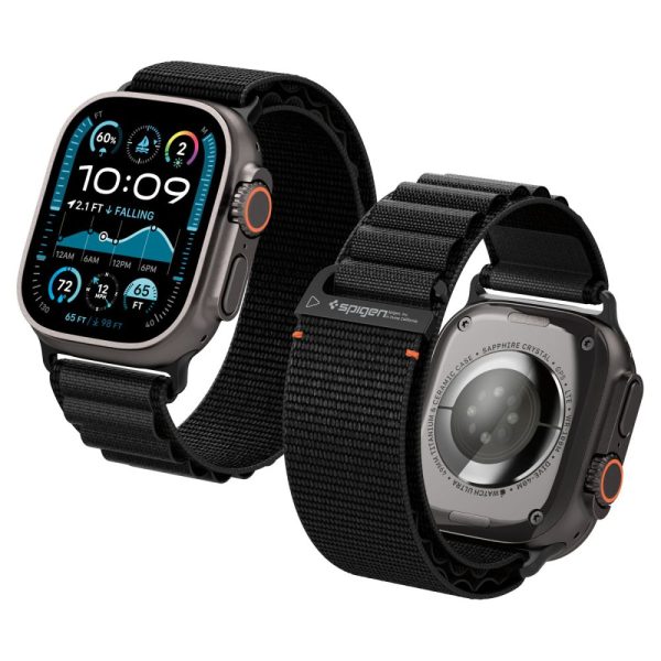 Spigen WBF1 Band Black-Apple Watch 44454649 mm (AMP10144)