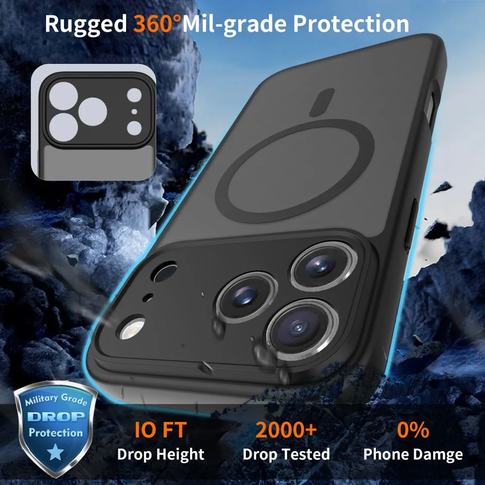 Θήκη iPhone 17 Pro Max Tech-Protect BasicMag MagSafe Matte Black - Image 3