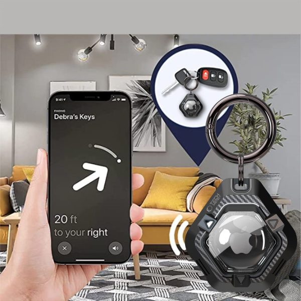 TECH-PROTECT DEFENSE APPLE AIRTAG 1/2 BLACK - Image 7