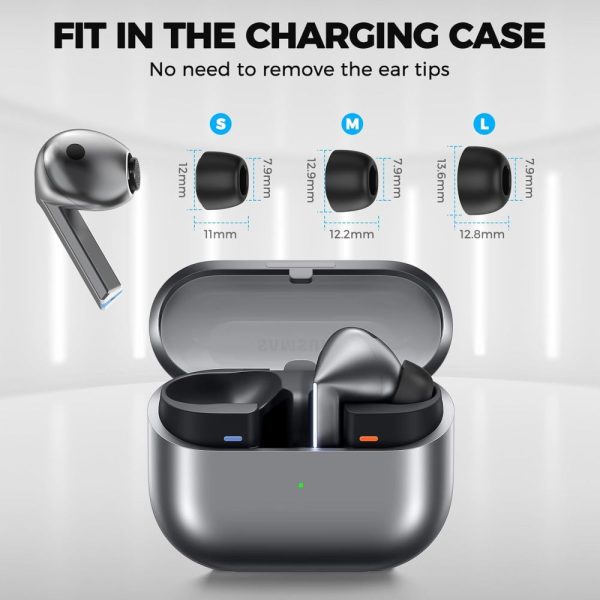 TECH-PROTECT EAR TIPS 3-PACK GALAXY BUDS 3 PRO GREY - Image 3