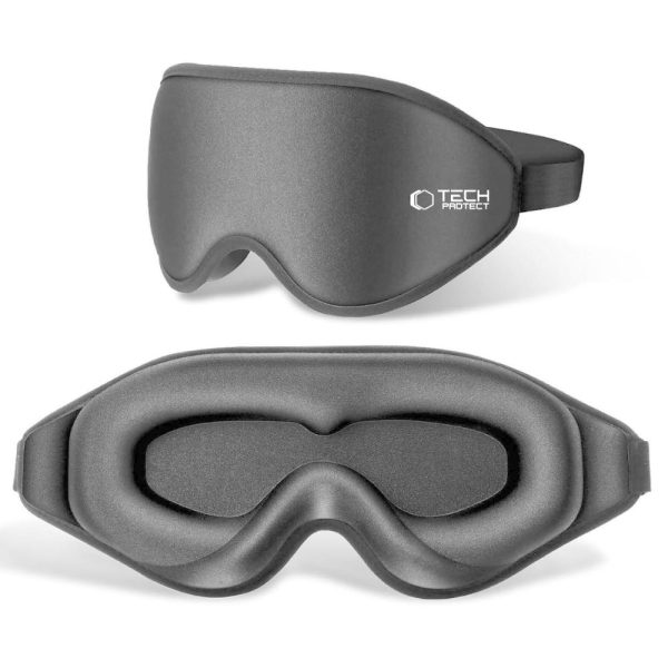 TECH-PROTECT EYESHADE SLEEP MASK GREY - Image 2