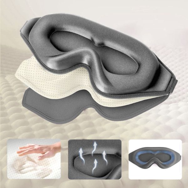TECH-PROTECT EYESHADE SLEEP MASK GREY - Image 4