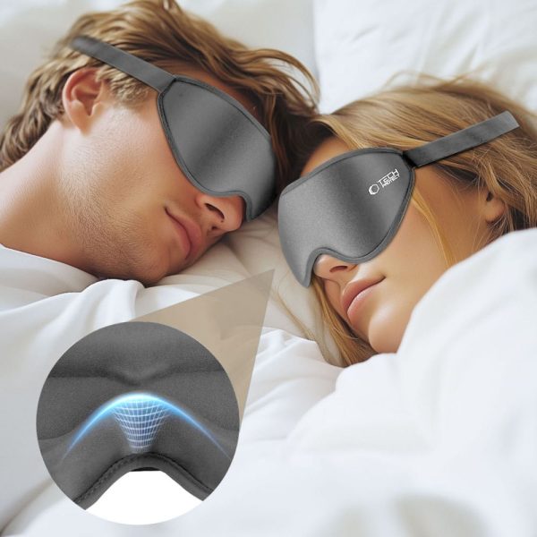 TECH-PROTECT EYESHADE SLEEP MASK GREY - Image 5