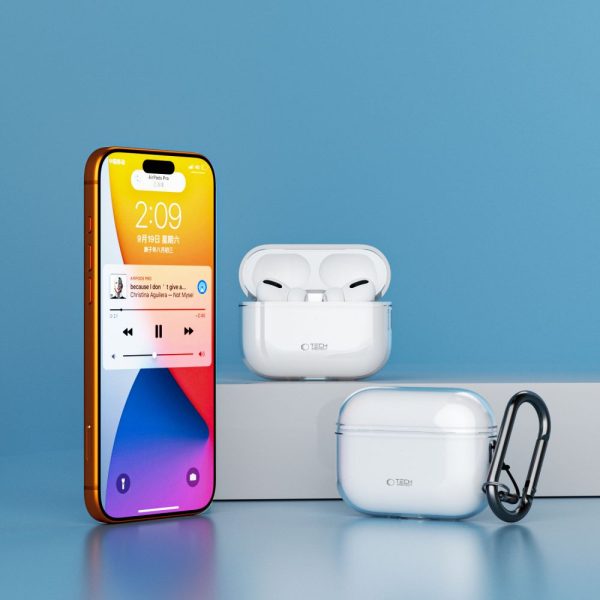 TECH-PROTECT FLEXAIR APPLE AIRPODS PRO 3 CLEAR - Image 6
