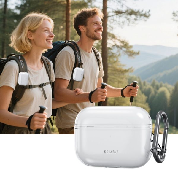 TECH-PROTECT FLEXAIR APPLE AIRPODS PRO 3 CLEAR - Image 7
