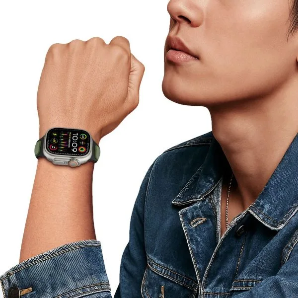Λουράκι Tech-Protect Iconband Line για Apple Watch 8 / 9 / 10 / 11 / SE / Ultra (44-49mm) – Black / Black - Image 4