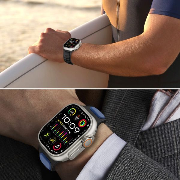 TECH-PROTECT ICONBAND LINE APPLE WATCH 44/45/46/49MM BLACK/NAVY - Image 6