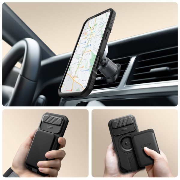 TECH-PROTECT KEVLAR MAGSAFE IPHONE 17 AIR BLACK - Image 2