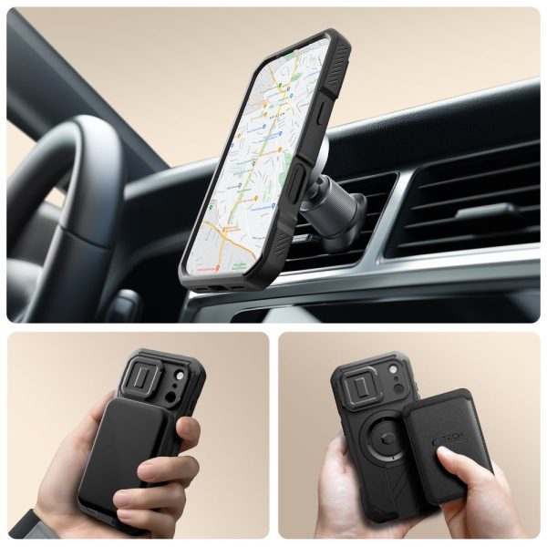 TECH-PROTECT KEVLAR MAGSAFE IPHONE 17 PRO MAX BLACK - Image 2