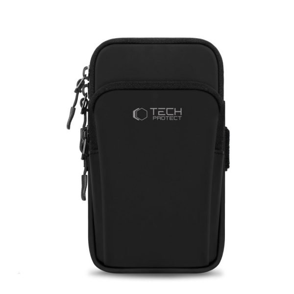 TECH-PROTECT M7 UNIVERSAL SPORT ARMBAND BLACK/BLACK - Image 2