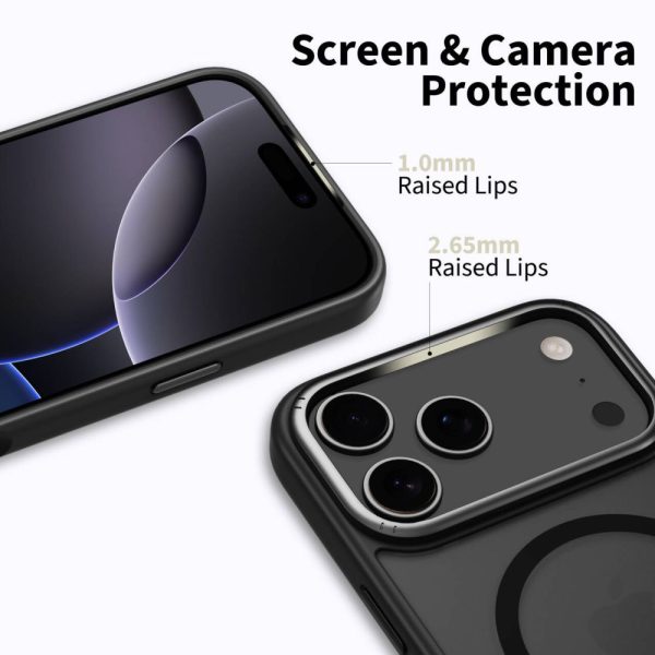 TECH-PROTECT MAGEDGE MAGSAFE IPHONE 17 PRO MATTE BLACK/GUNMETAL - Image 2