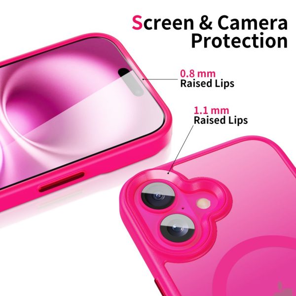 TECH-PROTECT MAGMAT MAGSAFE IPHONE 16 BLAZING PINK - Image 2