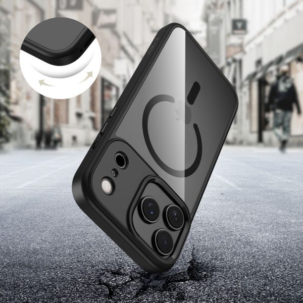 TECH-PROTECT MAGMAT MAGSAFE IPHONE 17 PRO BLACK/CLEAR - Image 4