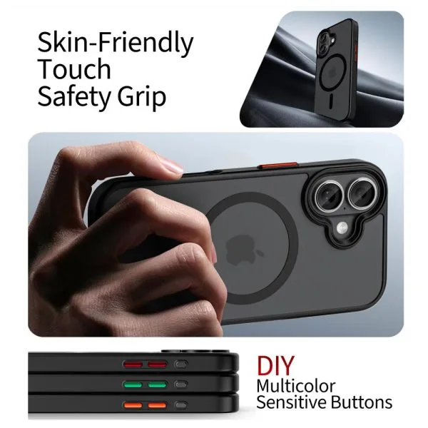Θήκη iPhone 17 Tech-Protect MagMat XT 4-Set MagSafe Matte Black - Image 4