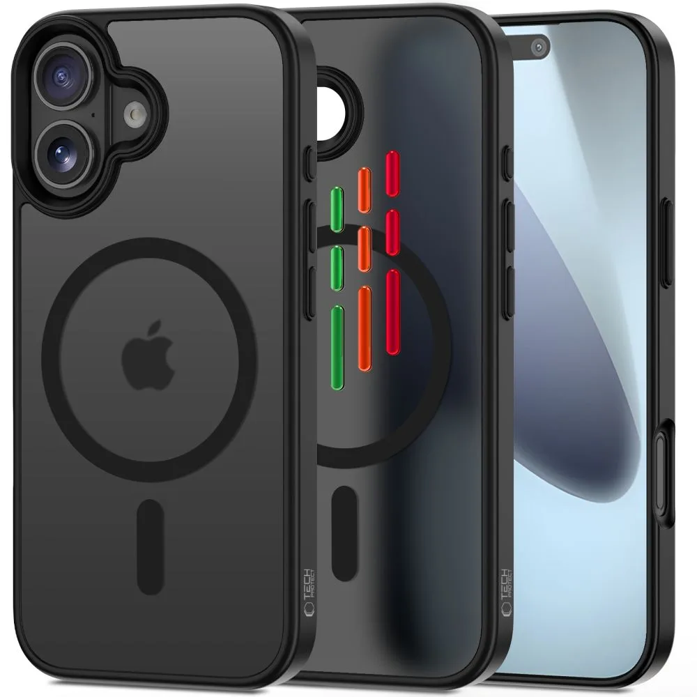 Θήκη iPhone 17 Tech-Protect MagMat XT 4-Set MagSafe Matte Black