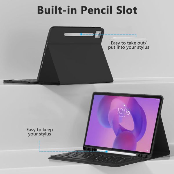 TECH-PROTECT SC PEN + KEYBOARD LENOVO IDEA TAB PRO/PRO MT 12.7 TB-373 BLACK - Image 5