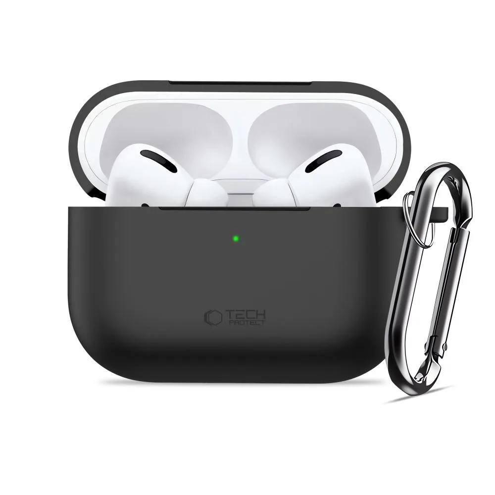 Θήκη Apple AirPods Pro 3 Tech-Protect Silicone Hook Black - Image 3