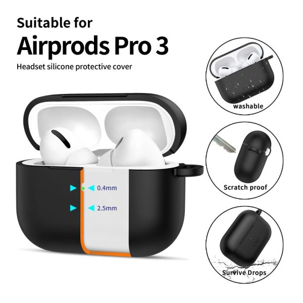 TECH-PROTECT SILICONE HOOK APPLE AIRPODS PRO 3 BLACK - Image 4
