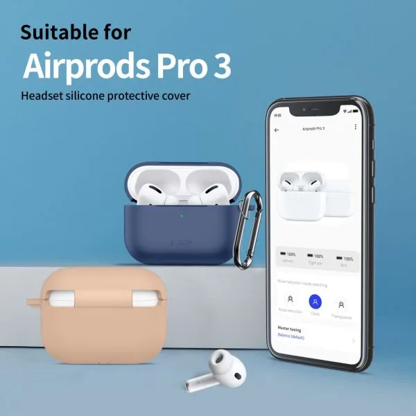 Θήκη Apple AirPods Pro 3 Tech-Protect Silicone Hook Black - Image 5