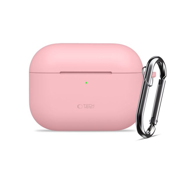 TECH-PROTECT SILICONE HOOK APPLE AIRPODS PRO 3 DUSTY PINK - Image 2