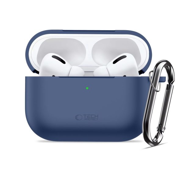 TECH-PROTECT SILICONE HOOK APPLE AIRPODS PRO 3 NAVY BLUE - Image 3