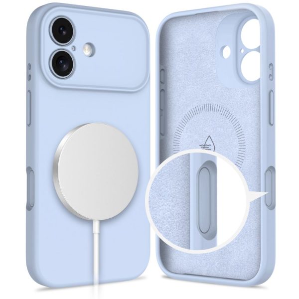 TECH-PROTECT SILICONE MAGSAFE IPHONE 17 MIST BLUE - Image 2