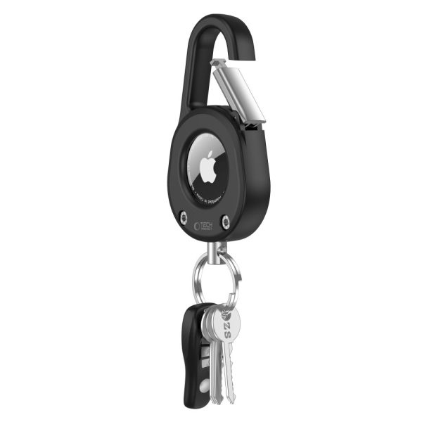 TECH-PROTECT SLIDELOCK CARABINER KEYCHAIN APPLE AIRTAG 1 / 2 BLACK - Image 4