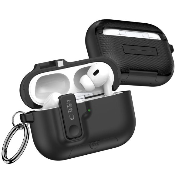 TECH-PROTECT SLIM HOOK APPLE AIRPODS PRO 3 BLACK - Image 3