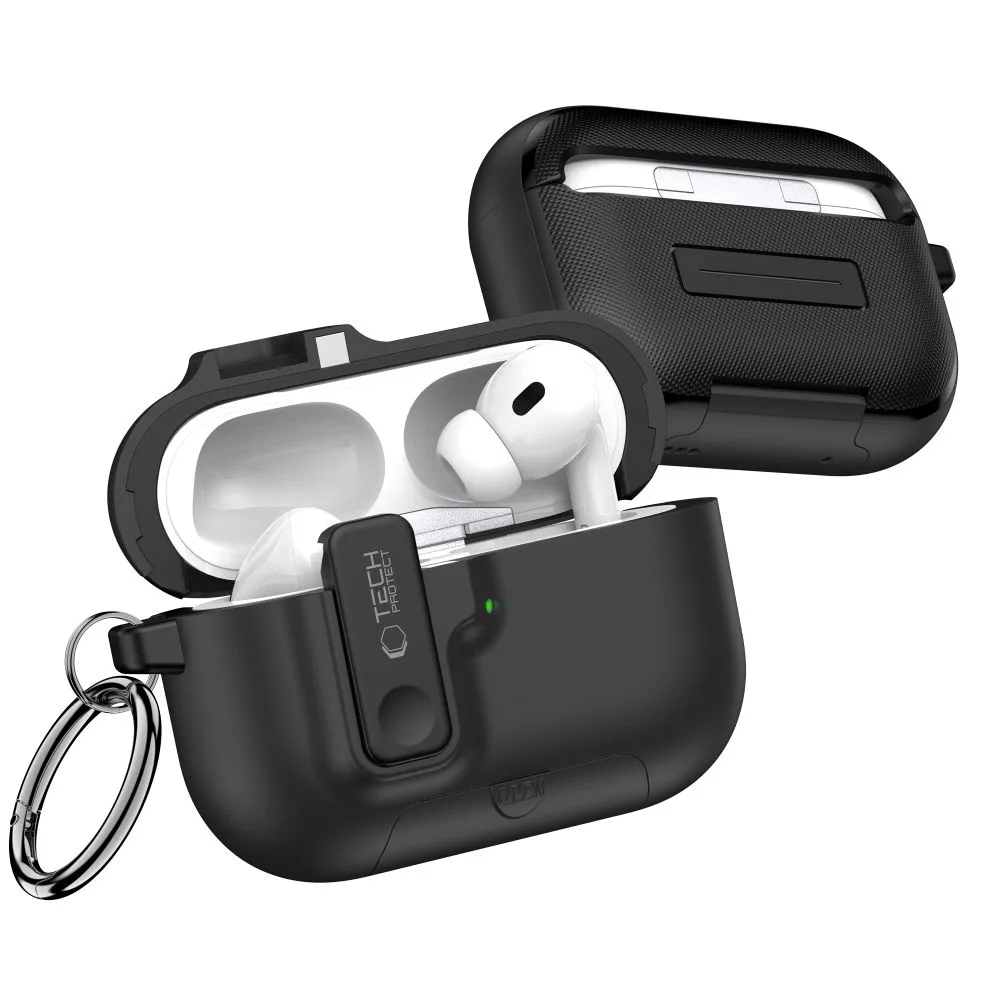 Θήκη Apple AirPods Pro 3 Tech-Protect Slim Hook Black - Image 3