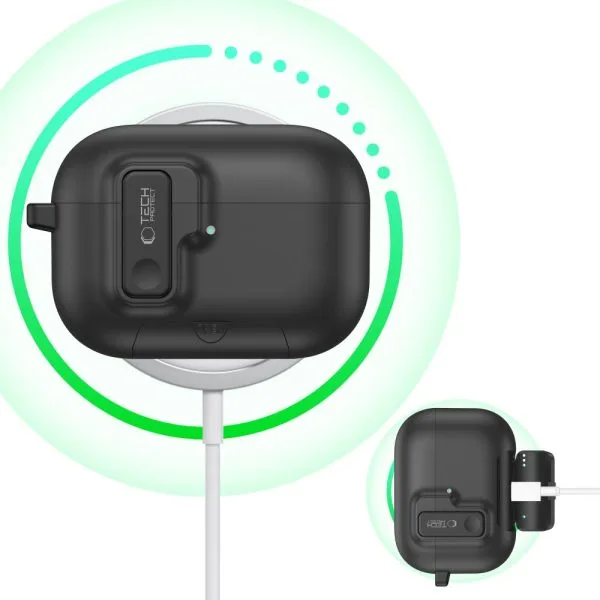 Θήκη Apple AirPods Pro 3 Tech-Protect Slim Hook Black - Image 6