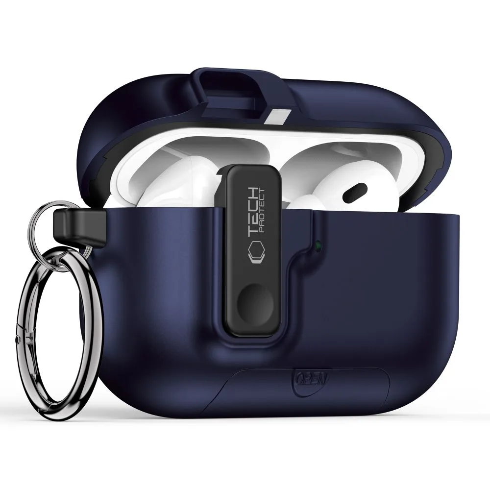 Θήκη Apple AirPods Pro 3 Tech-Protect Slim Hook Navy Blue - Image 2