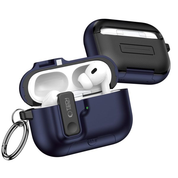 TECH-PROTECT SLIM HOOK APPLE AIRPODS PRO 3 NAVY BLUE - Image 3