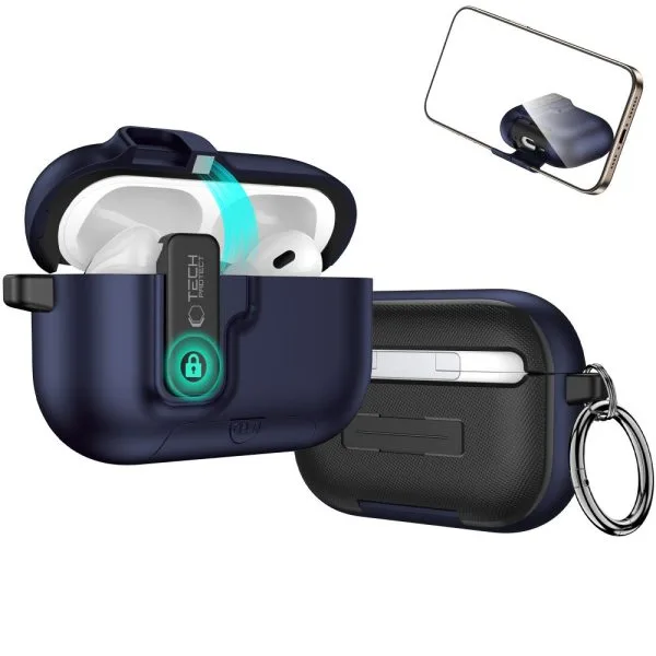 Θήκη Apple AirPods Pro 3 Tech-Protect Slim Hook Navy Blue - Image 4