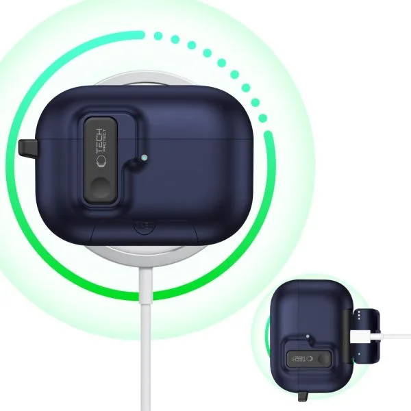 Θήκη Apple AirPods Pro 3 Tech-Protect Slim Hook Navy Blue - Image 6