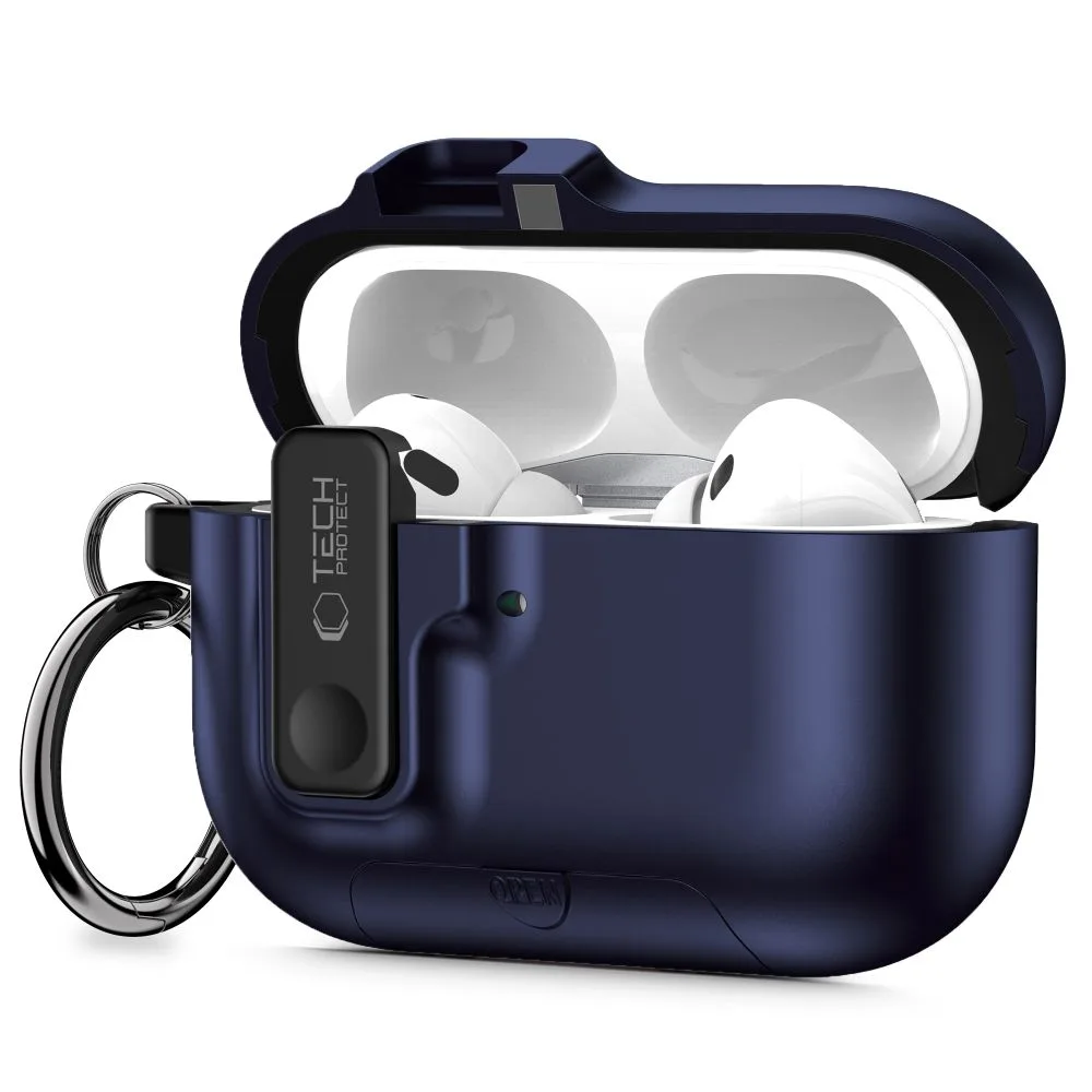 Θήκη Apple AirPods Pro 3 Tech-Protect Slim Hook Navy Blue
