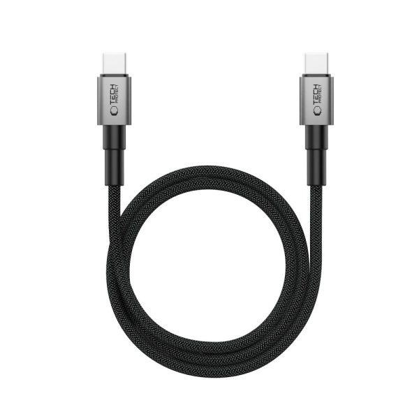 TECH-PROTECT ULTRABOOST DNA MAGTWIST TYPE-C CABLE PD 100W / 5A 100CM IRON GREY - Image 2