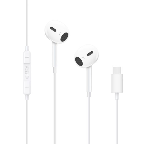 TECH-PROTECT ULTRABOOST TYPE-C EARPHONE CORE G2 WHITE - Image 2