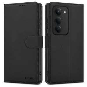 Θήκη Xiaomi Redmi 15 4G 5G Tech-Protect Wallet Black