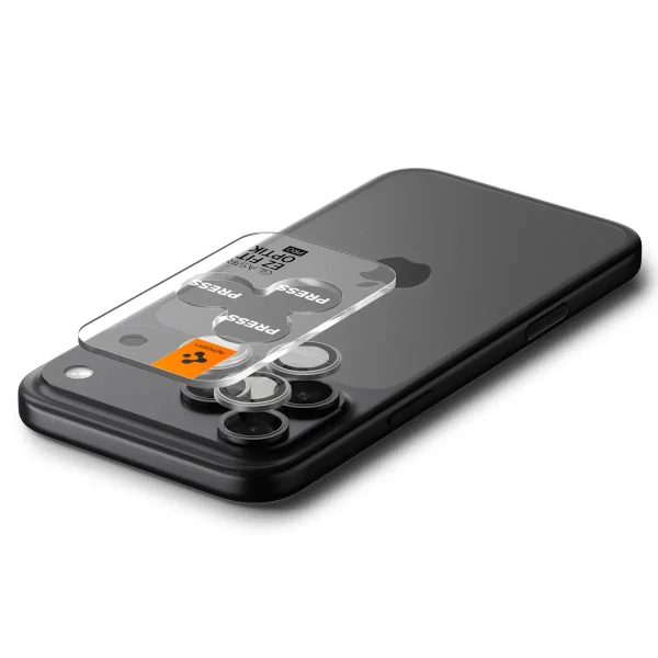 Spigen Glass tR EZ Fit Optik Pro 2 Pack gray-iPhone 17 Pro/17 Pro Max/16 Pro/16 Pro Max/15 Pro/15 Pro Max/14 Pro/14 Pro Max (AGL10125) - Image 10