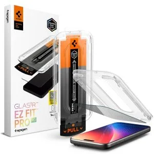 Privacy τζάμι προστασίας iPhone 16 Pro Max 17 Pro Max Spigen Glas.TR EZ Fit Pro AC