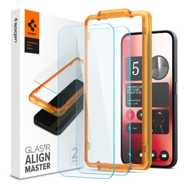 Spigen Glass tR AlignMaster 2 Pack - Nothing Phone (2a) Plus/(2a)