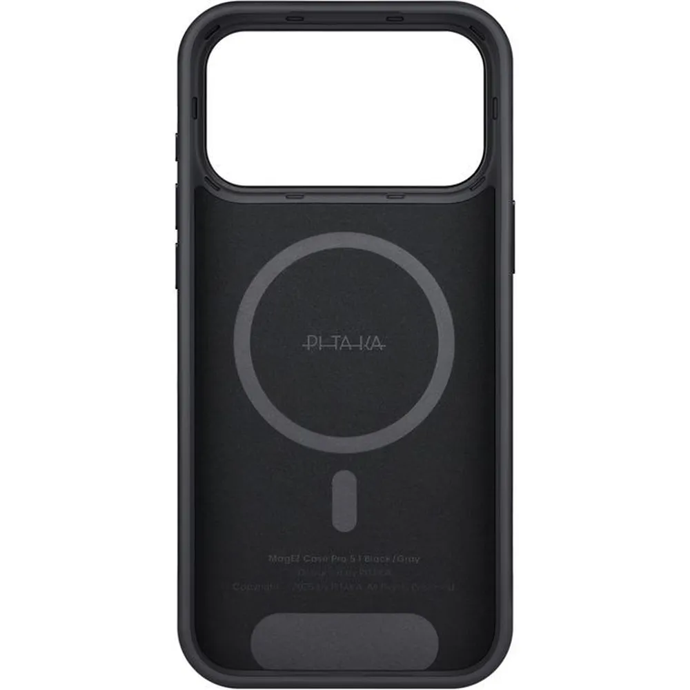 Θήκη iPhone 17 Pro Max Pitaka Aramid UltraGuard Case Black / Grey - Image 3
