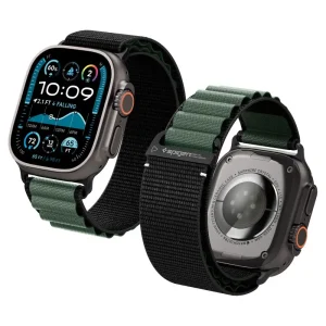 Spigen WBF1 Band Black Green-Apple Watch 44/45/46/49 mm (AMP10223)