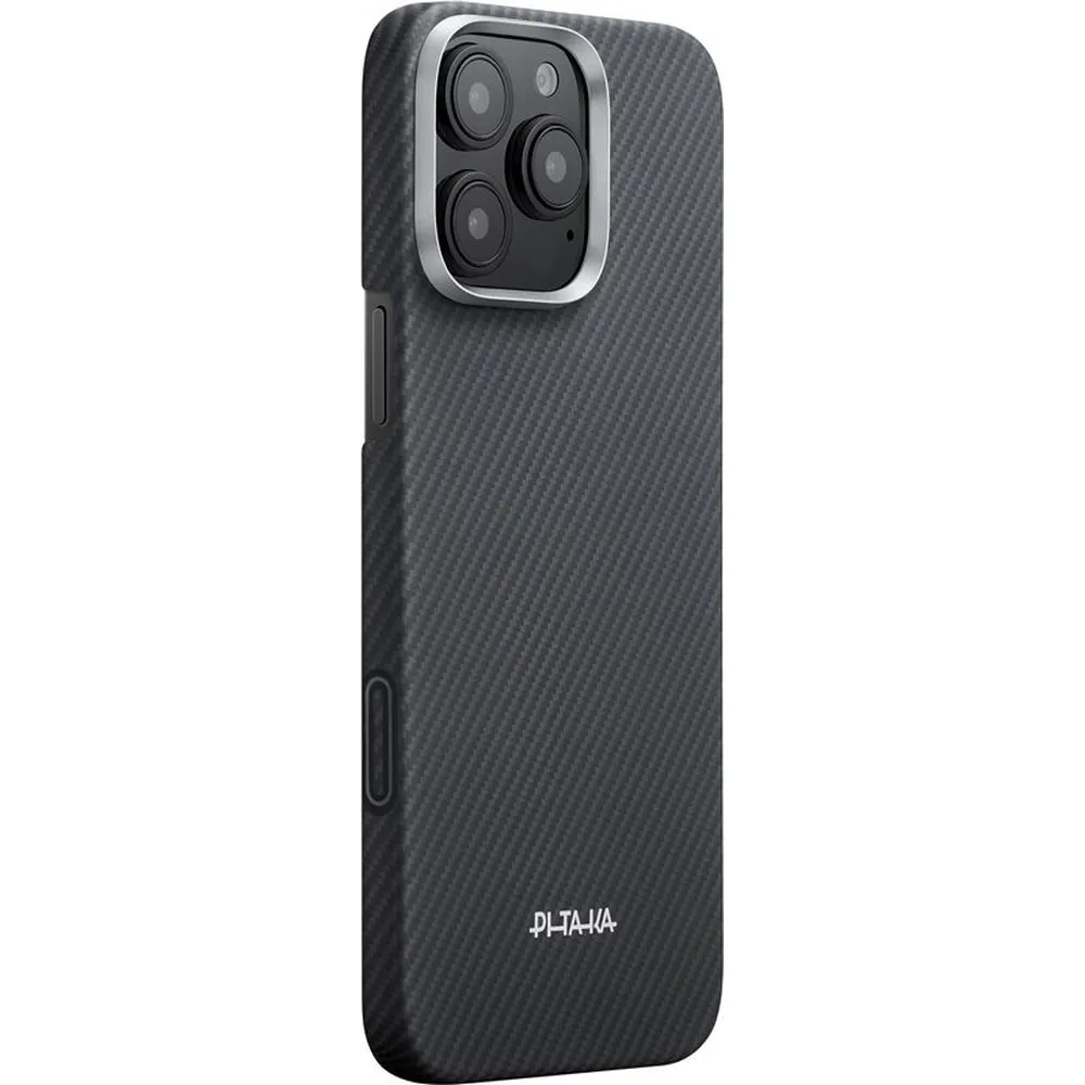 Θήκη iPhone 16 Pro Max Pitaka Ultra-Slim Case PitaTap Black / Grey