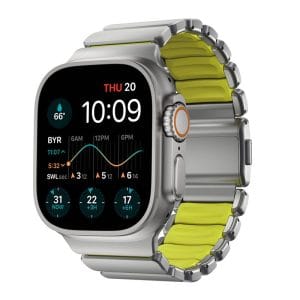 Nomad Spartan Band Natural Titanium Volt FKM AW 45/46/49mm