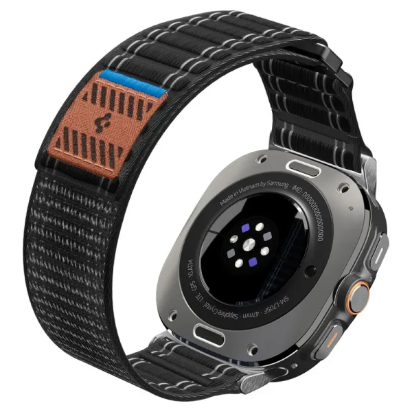 Spigen WBF0 Fabric Band Black-Samsung Galaxy Watch Ultra 47mm (AMP10146) - Image 4