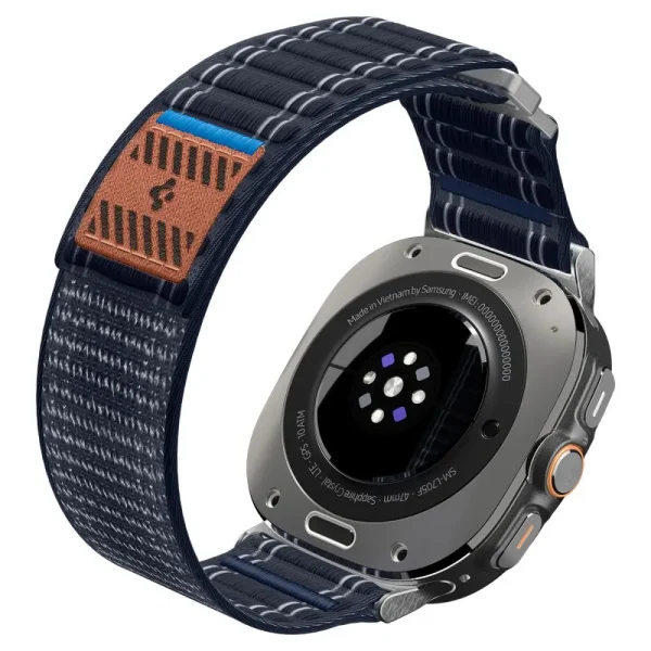 Spigen WBF0 Fabric Band Navy-Samsung Galaxy Watch Ultra 47mm (AMP10148) - Image 5