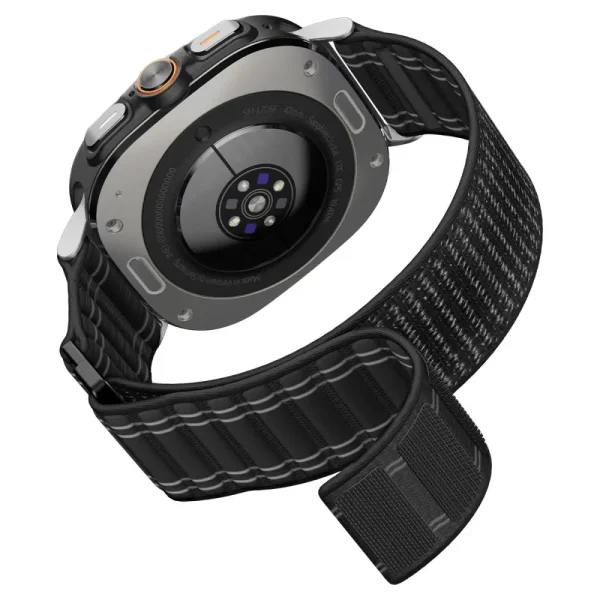 Spigen WBF0 Fabric Band Black-Samsung Galaxy Watch Ultra 47mm (AMP10146) - Image 3